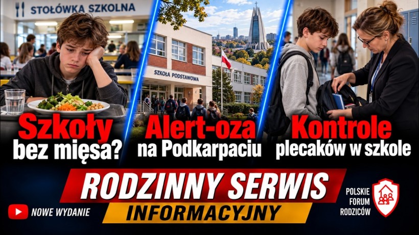  Szkoły bez mięsa? Alert-oza na Podkarpaciu, kontrole plecak&oacute;w w